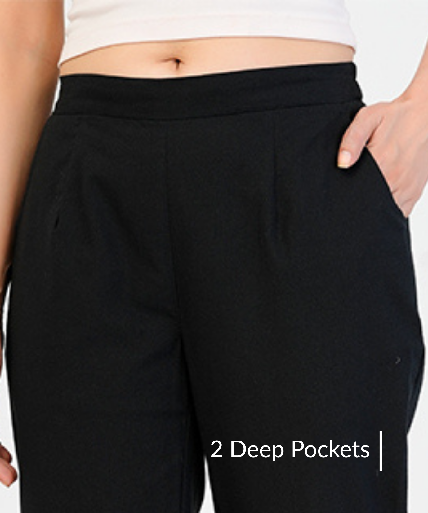 Black Cotton Pant